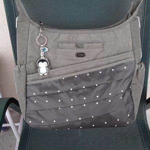 Lug Parachute Cross Body Messenger Bag